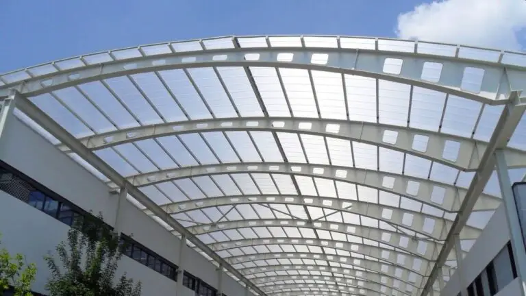 Polycarbonate sheet roofing