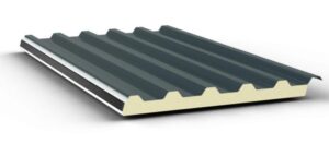 corrugated insulated metal roofing panels