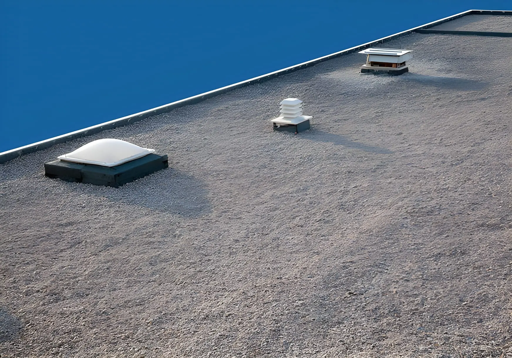 Flat roof Gravel