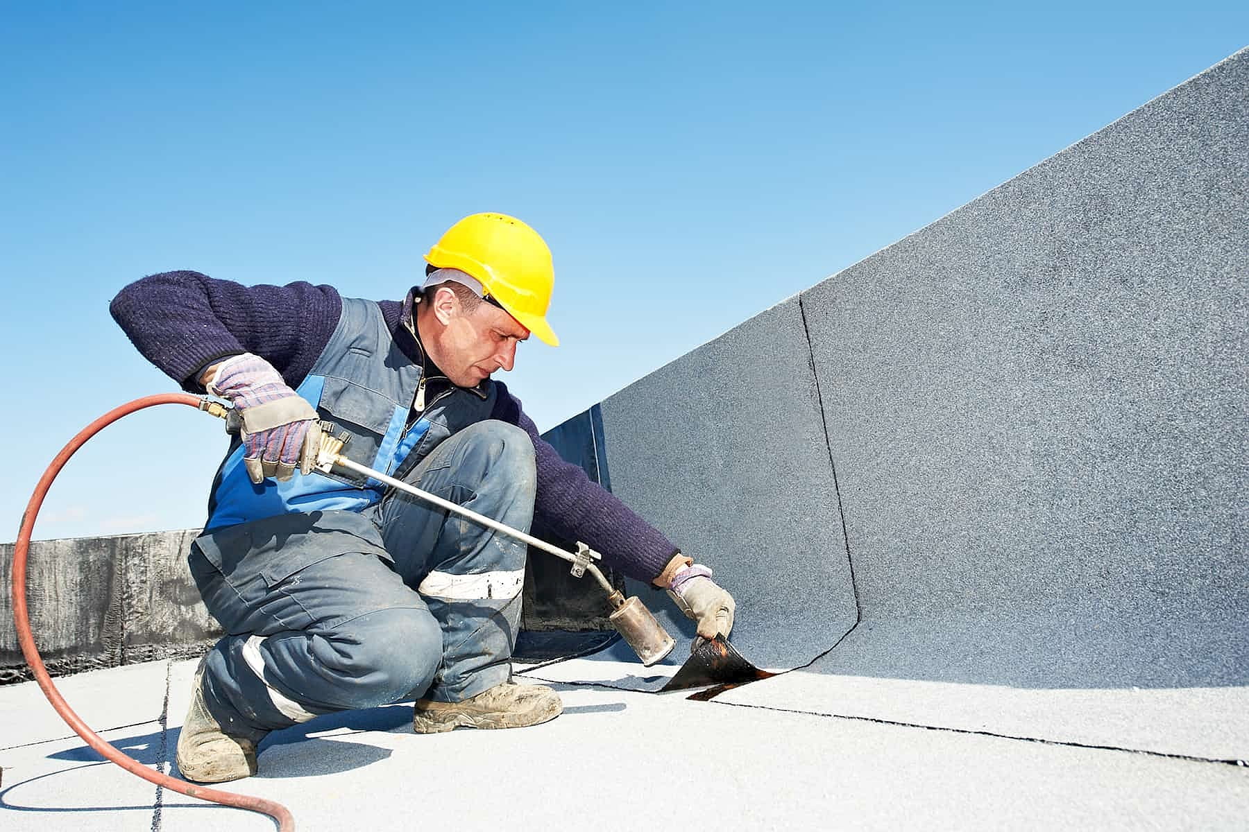 Extend the lifespan of a flat roof