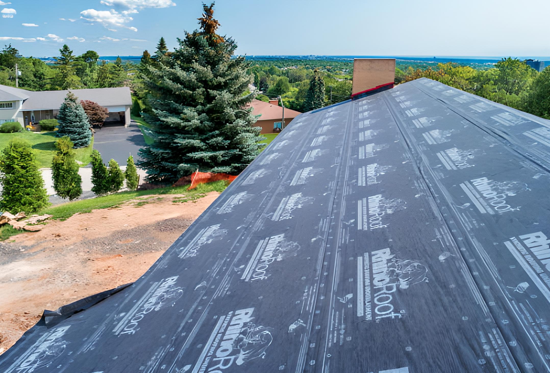 synthetic roof underlayment Rhinoroof Owenscorning