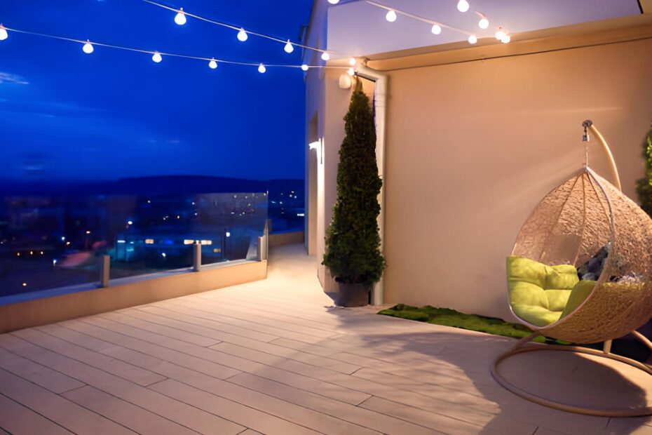 flat roof deck