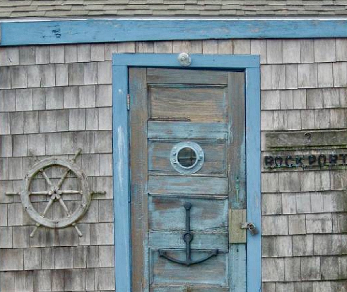 weathered wood shingles