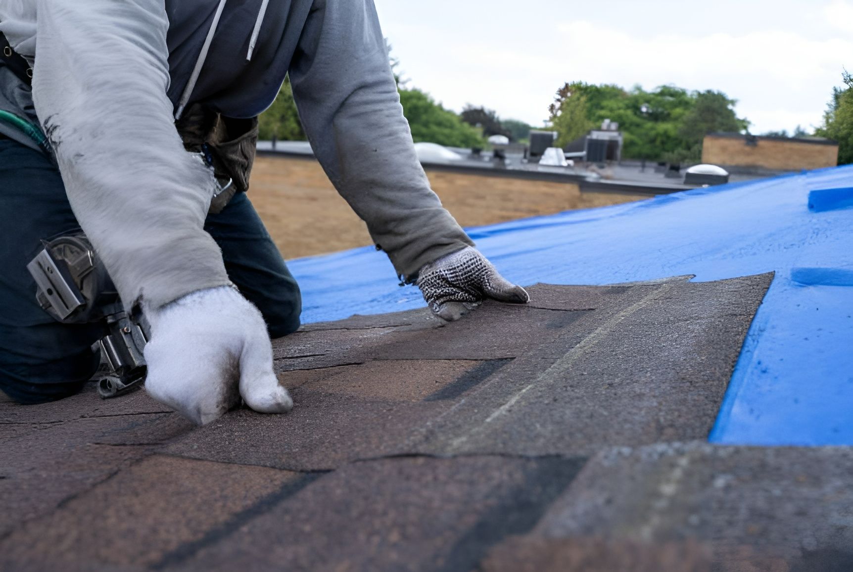 asphalt shingle sealing