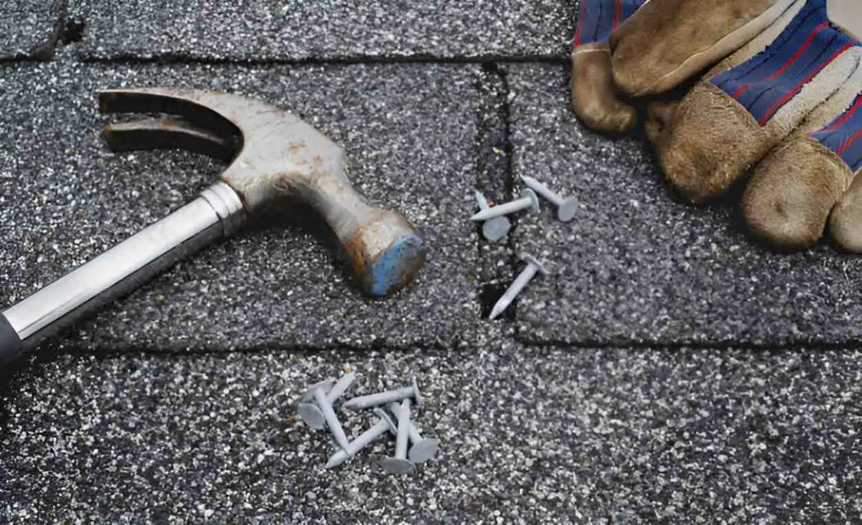 nail pops on roof