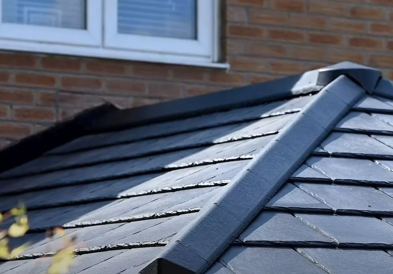 polymer slate roofing tiles